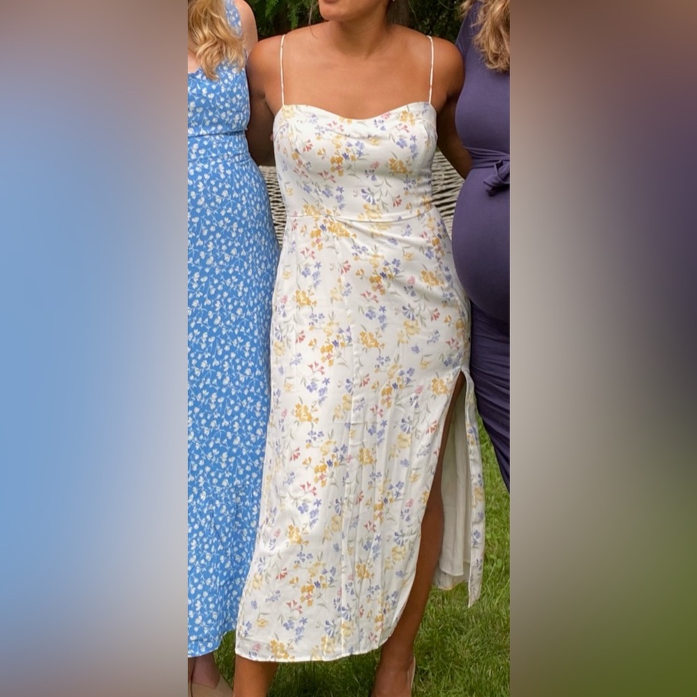 Abercrombie midi dress with slit
